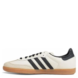 Beige Leather Athletic Sneakers