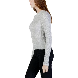 Silver Viscose Sweatshirt