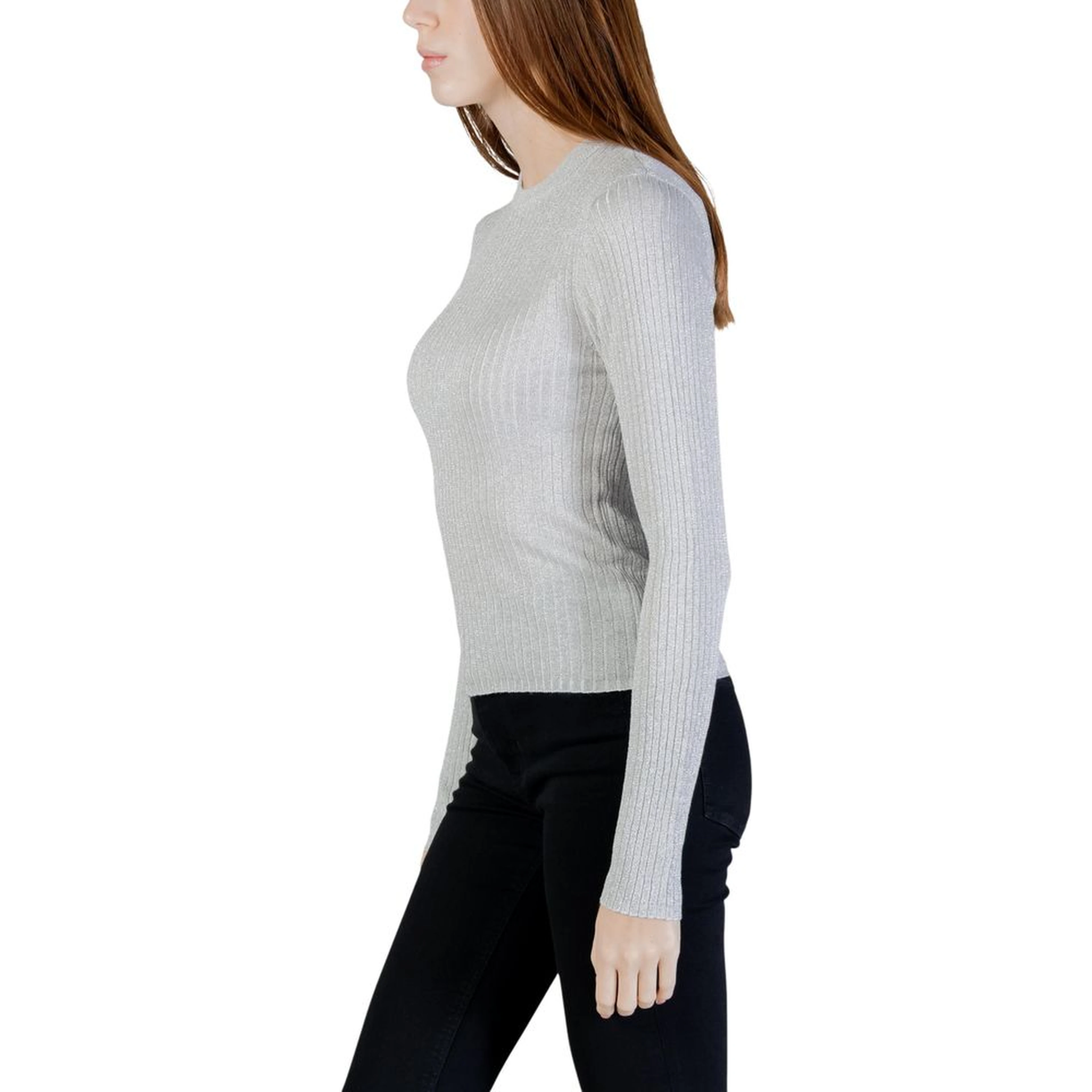 Silver Viscose Sweatshirt