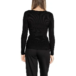 Black Viscose Sweatshirt