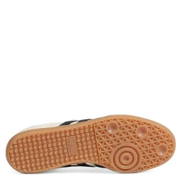 Beige Leather Athletic Sneakers