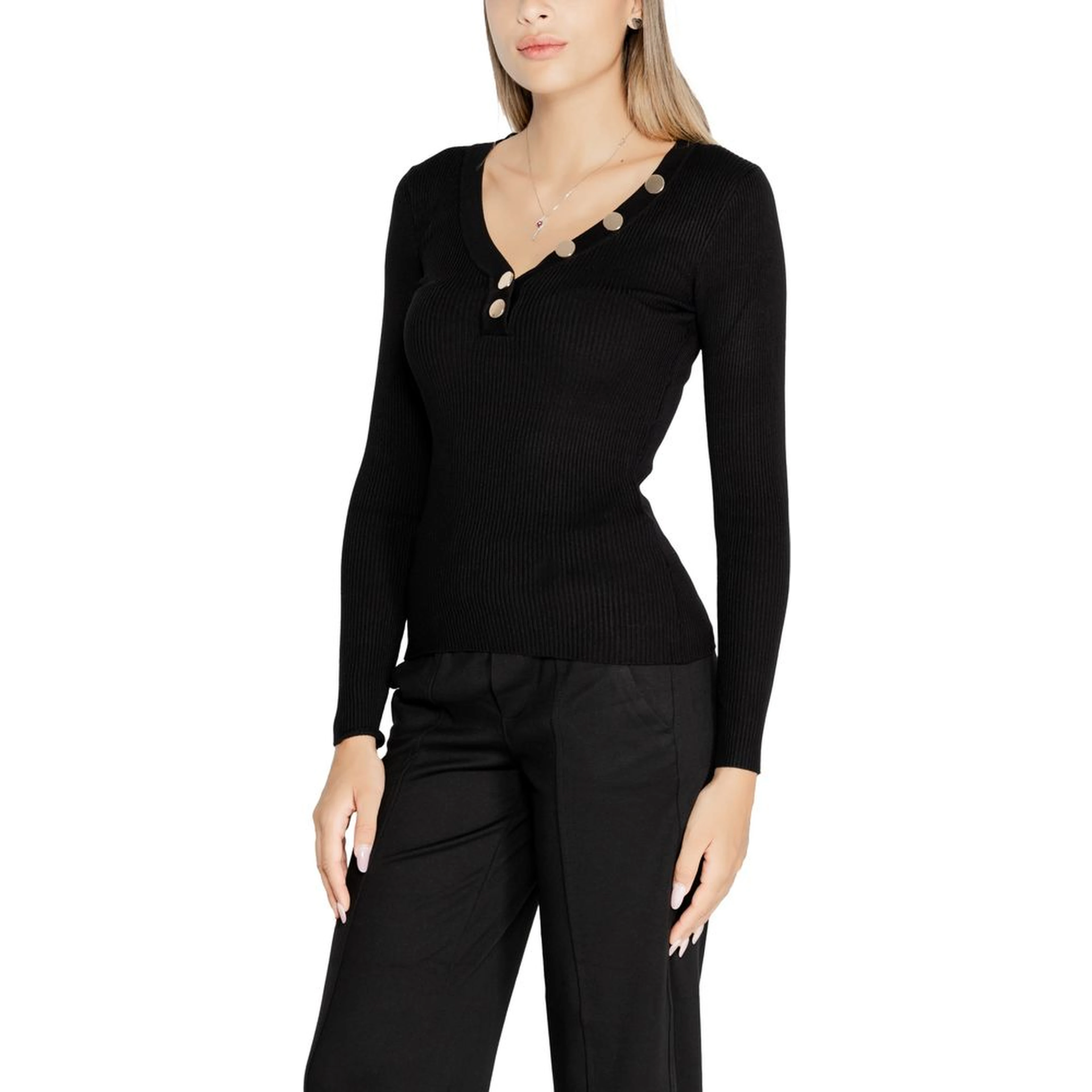 Black Viscose Sweatshirt