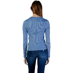 Blue Viscose Sweatshirt