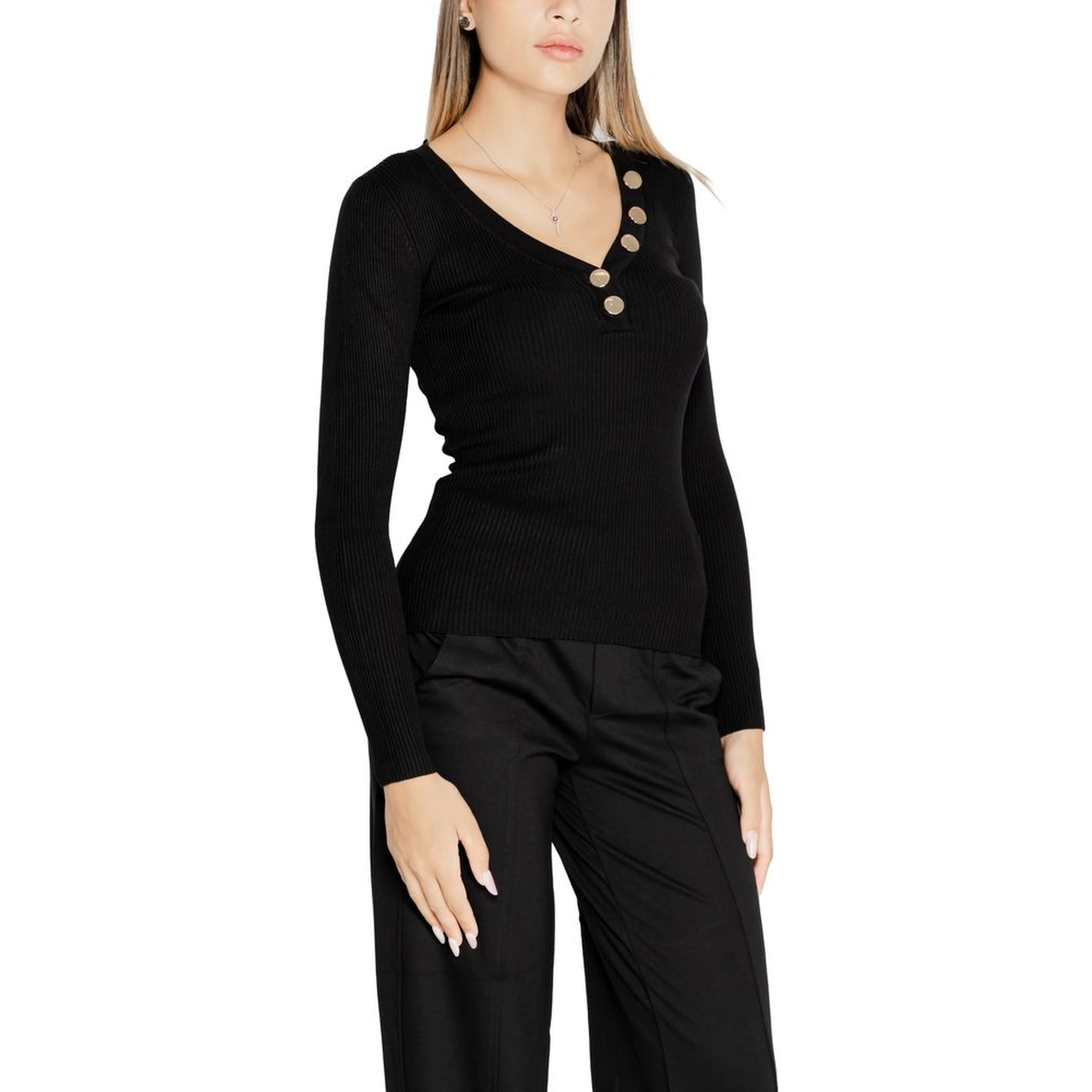 Black Viscose Sweatshirt
