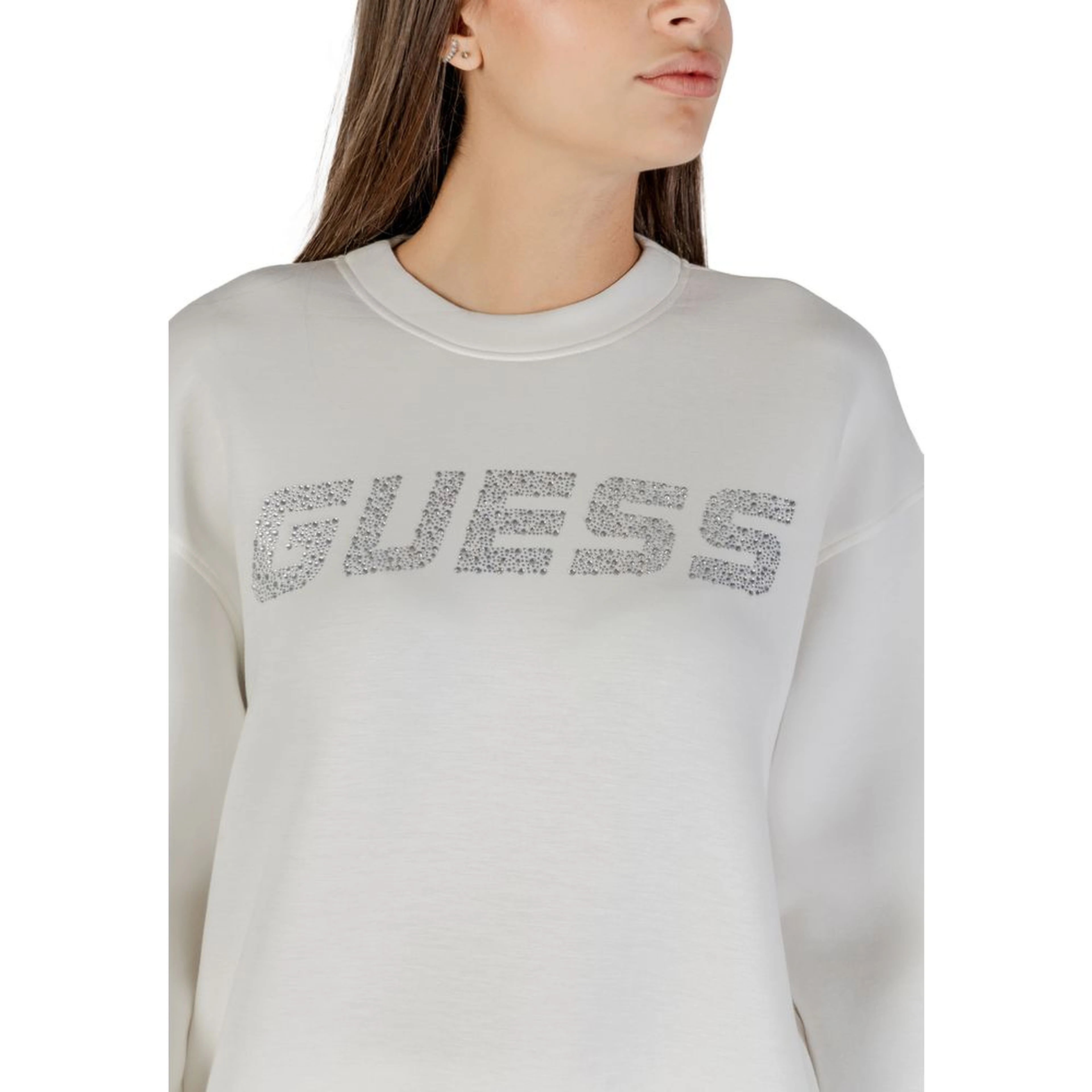 Cream Viscose Sweatshirt