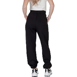 Black Viscose Joggers (Workout Pants)