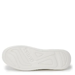 White Polyethylene Low Top Sneakers