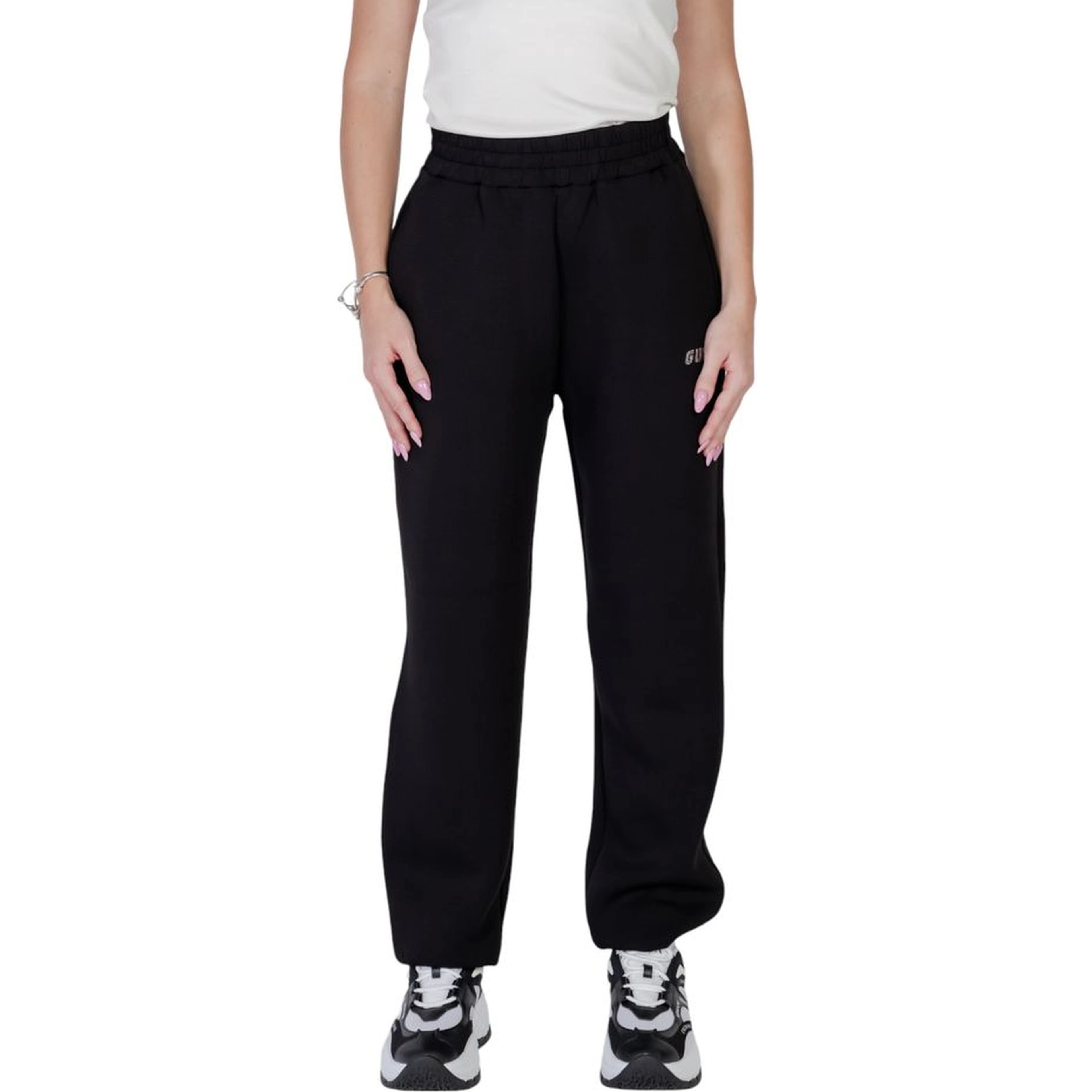 Black Viscose Joggers (Workout Pants)
