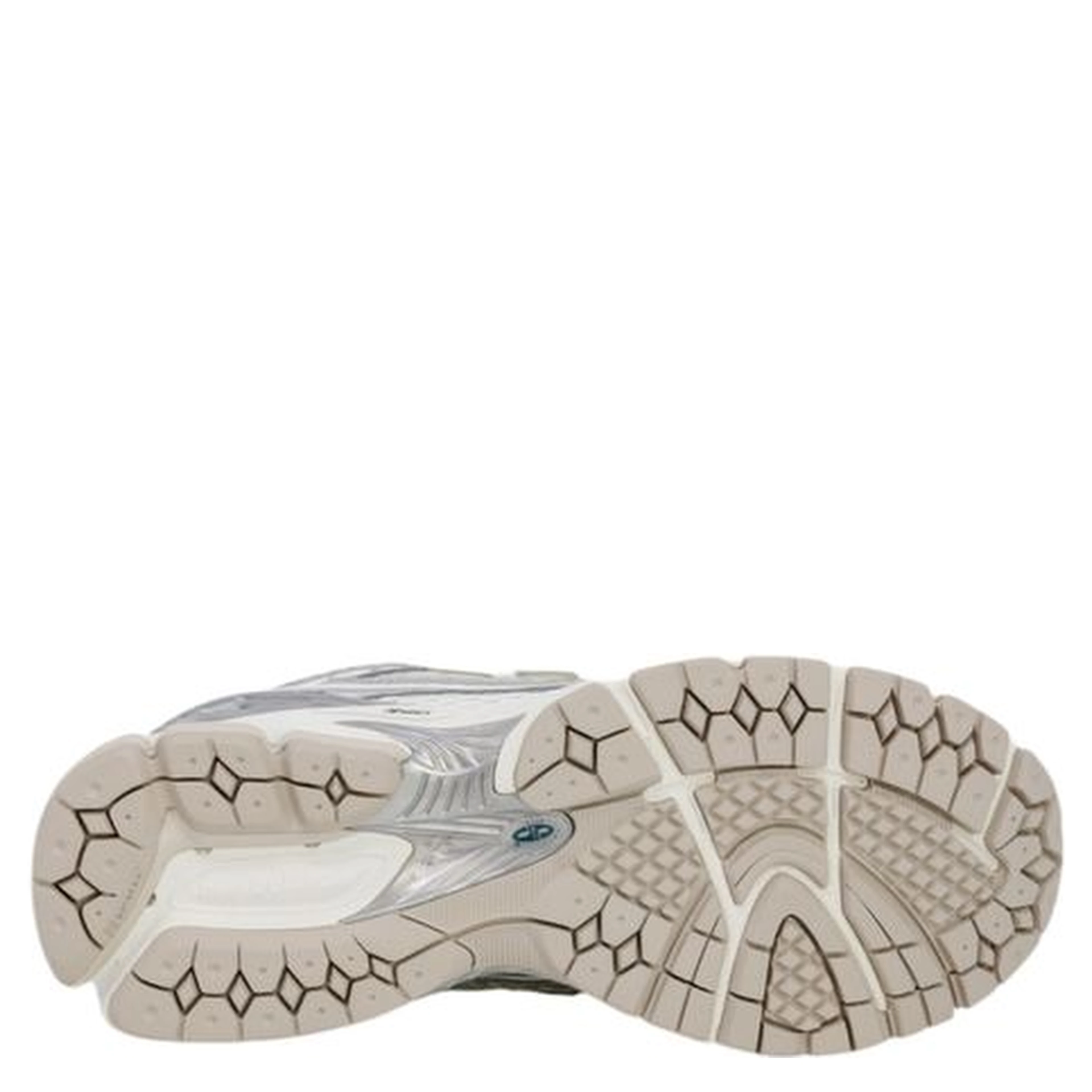 Silver Fabric Athletic Sneakers