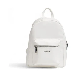 White Polyethylene Backpack