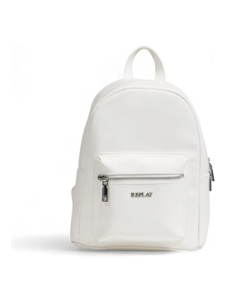 White Polyethylene Backpack