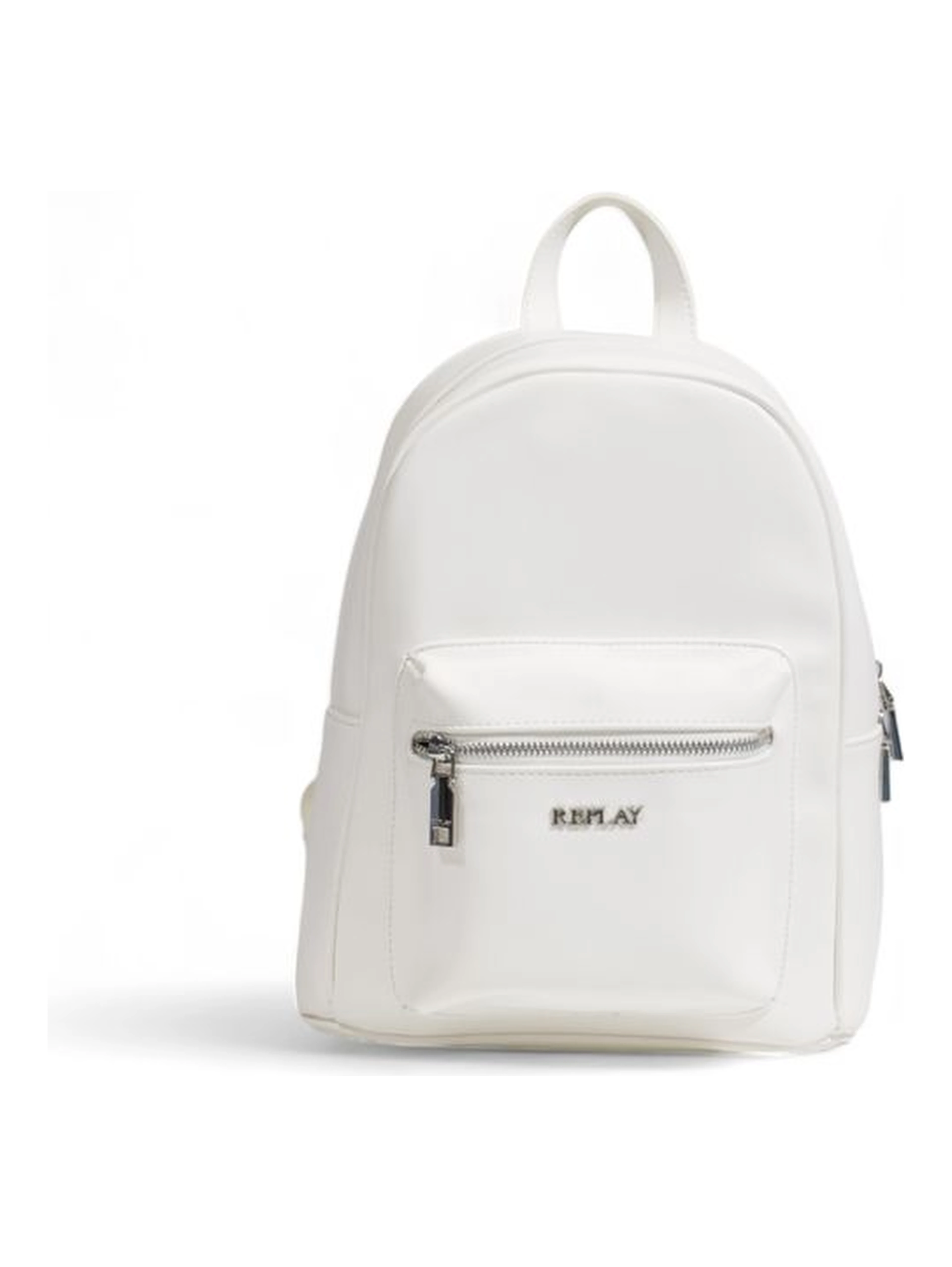 White Polyethylene Backpack