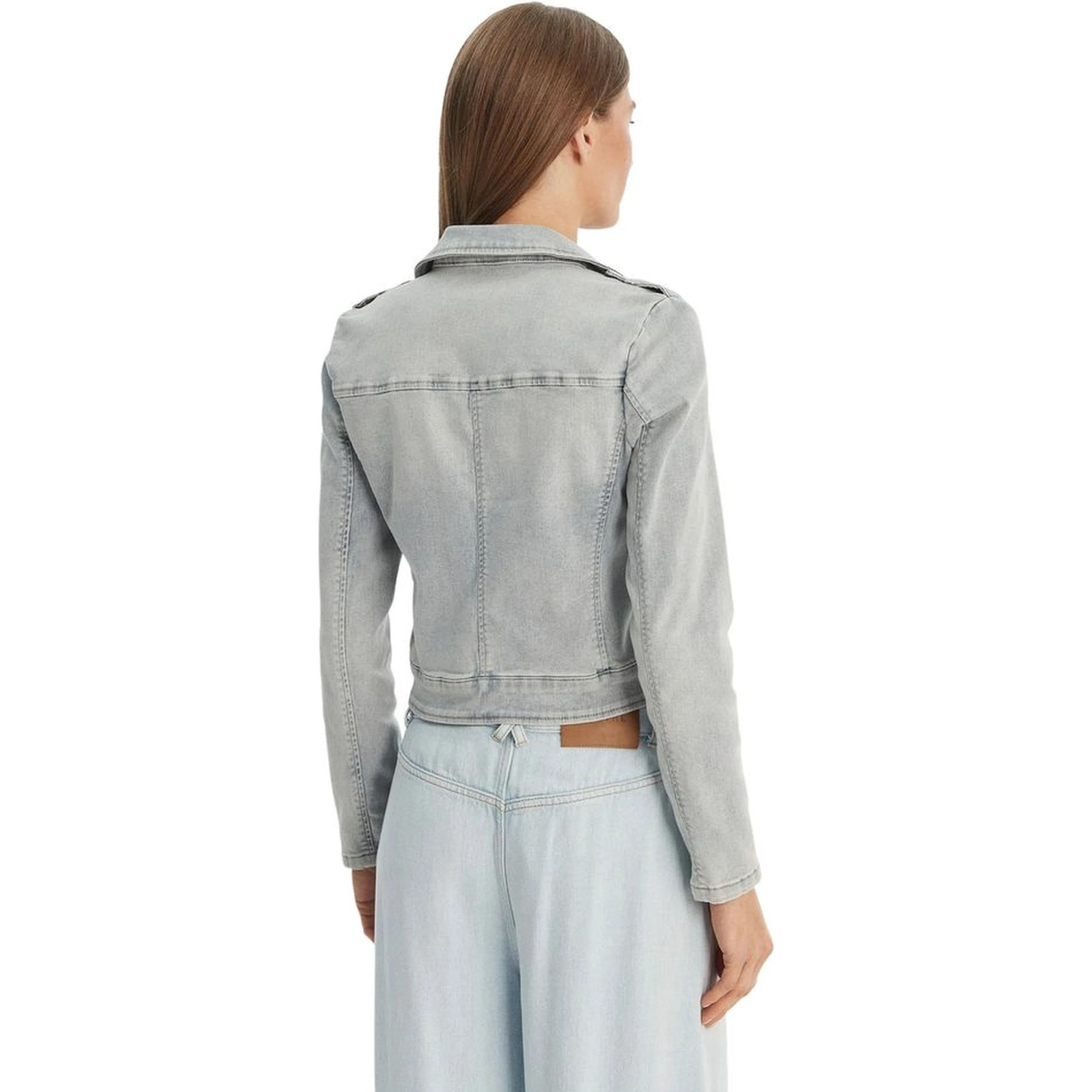 Light Blue Cotton Denim Jacket