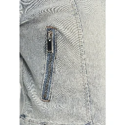 Light Blue Cotton Denim Jacket