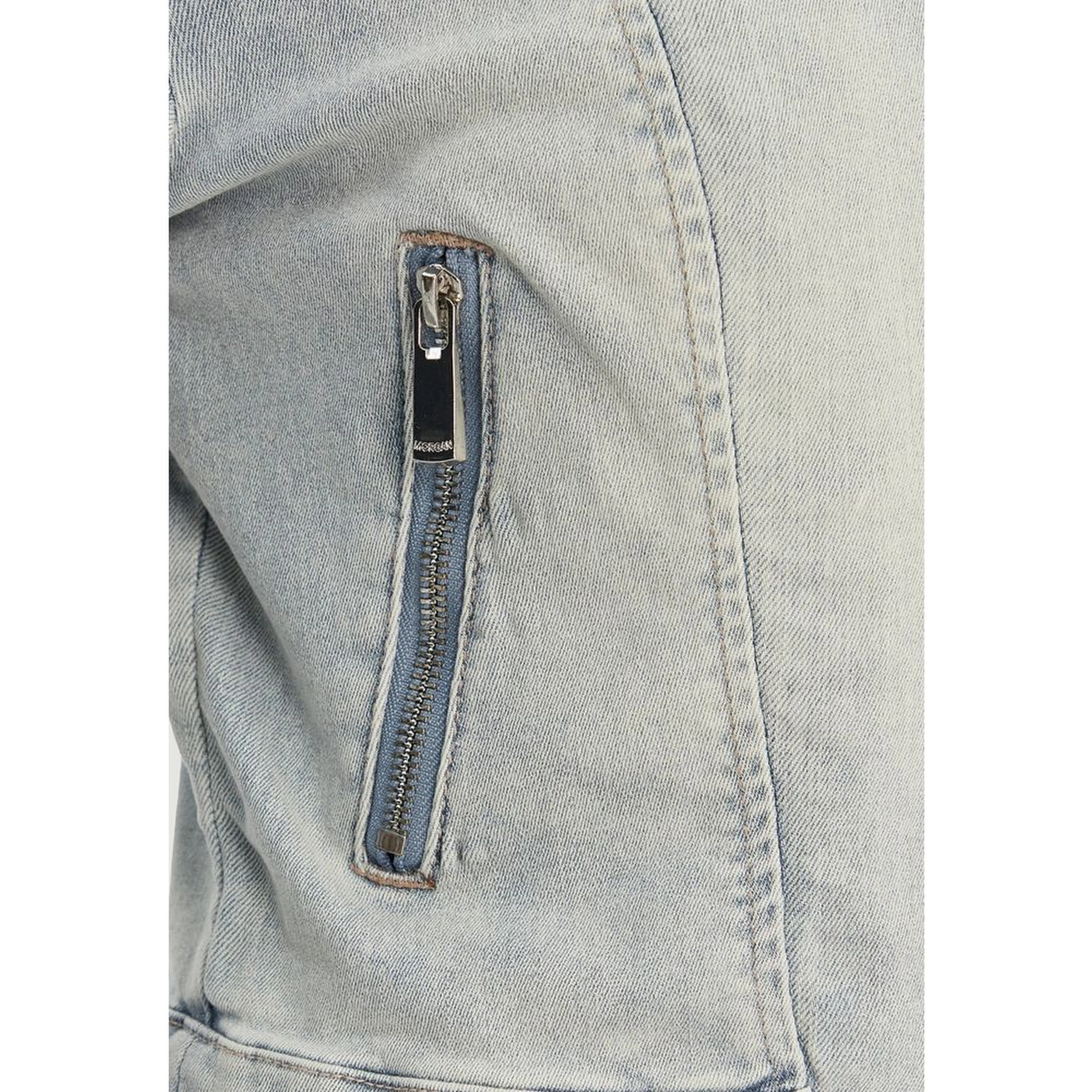 Light Blue Cotton Denim Jacket