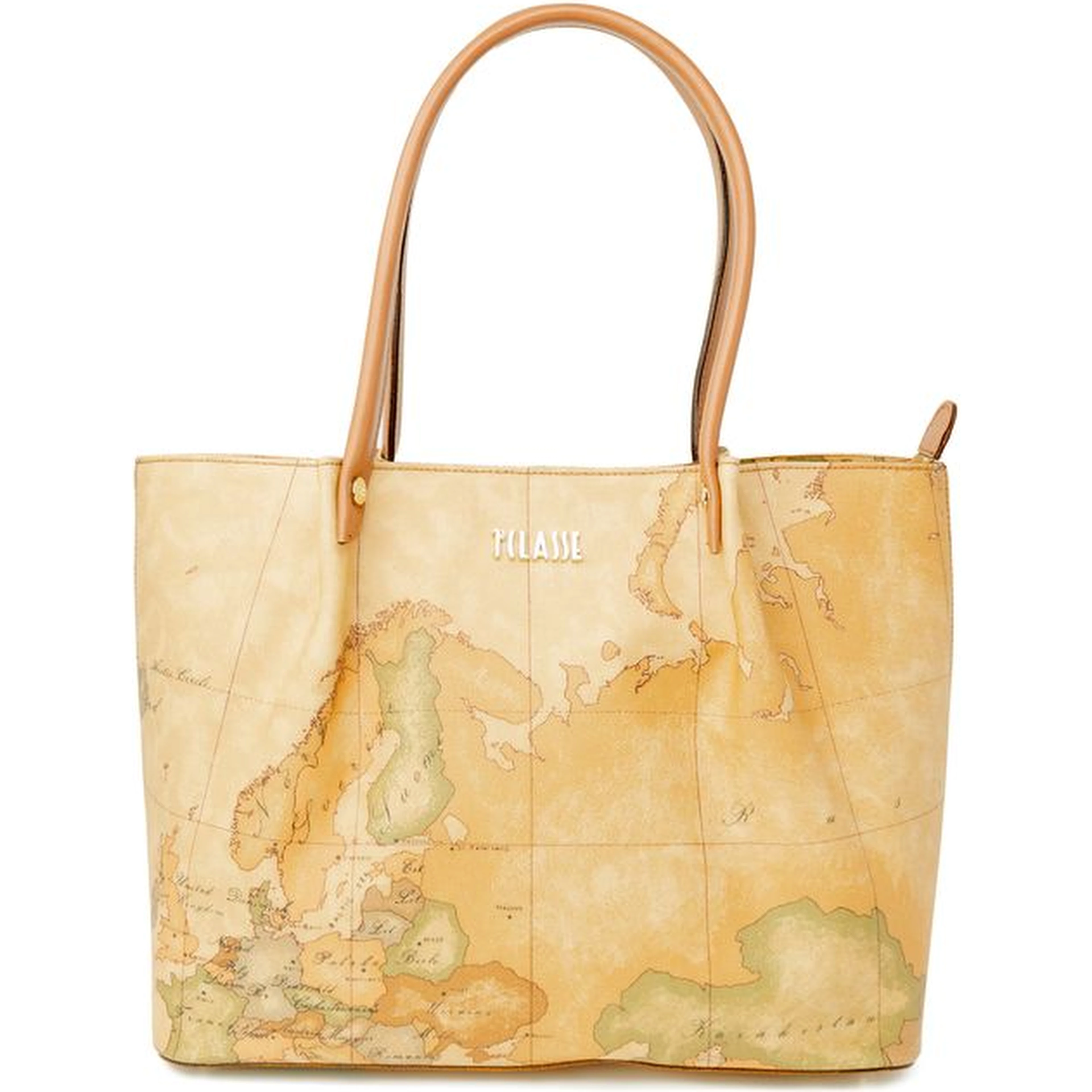Beige Leather Handbag