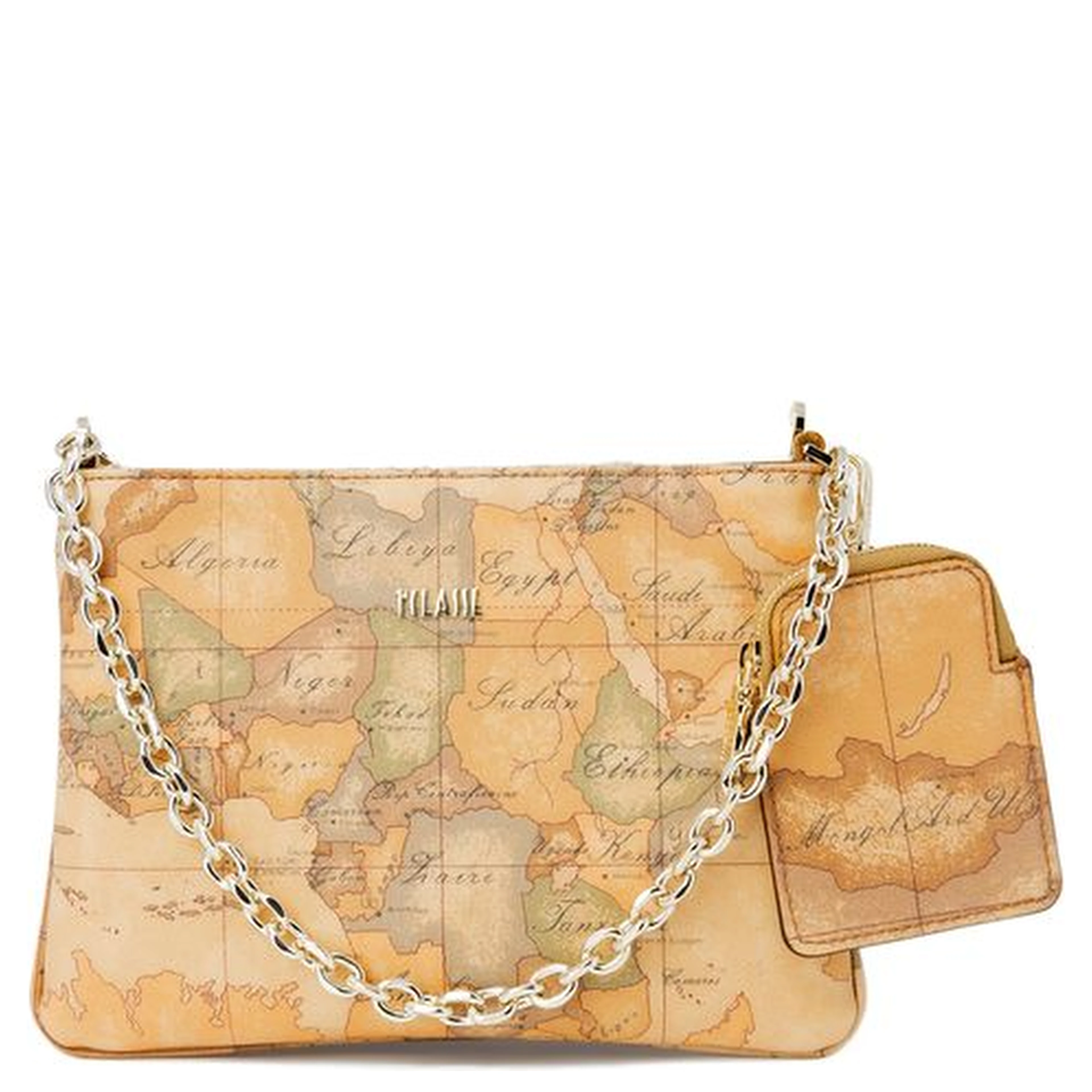 Beige Leather Handbag