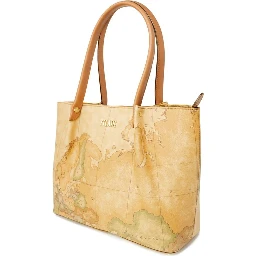 Beige Leather Handbag