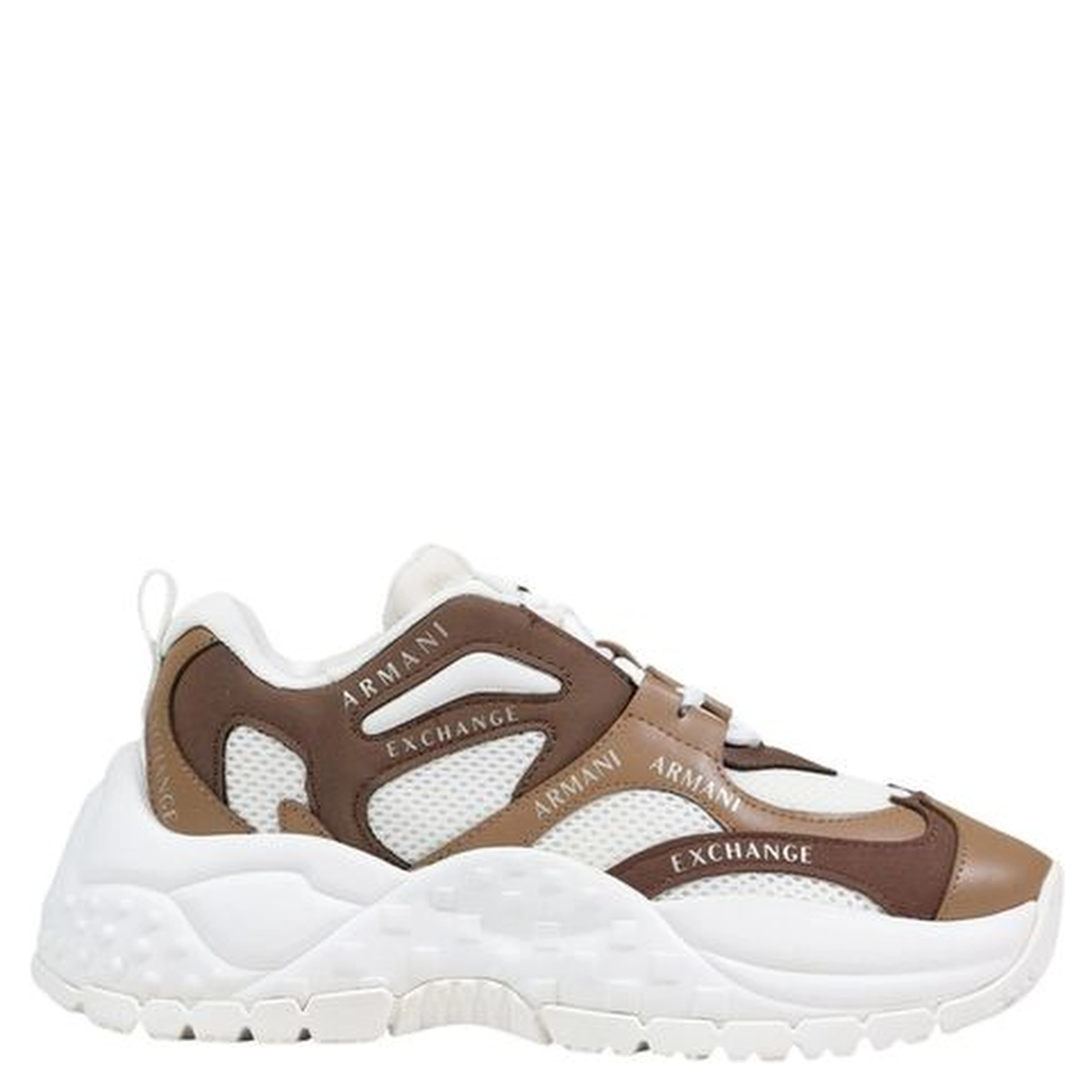 Bicolor Polyester Chunky Sneakers