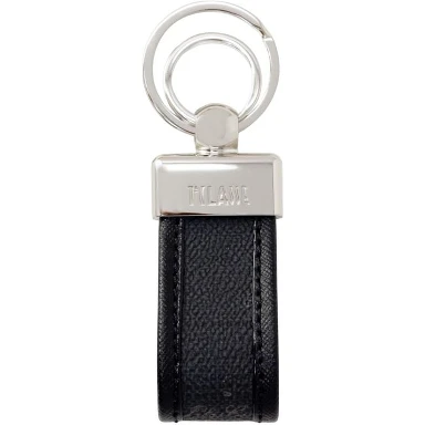 Black Leather Keychain