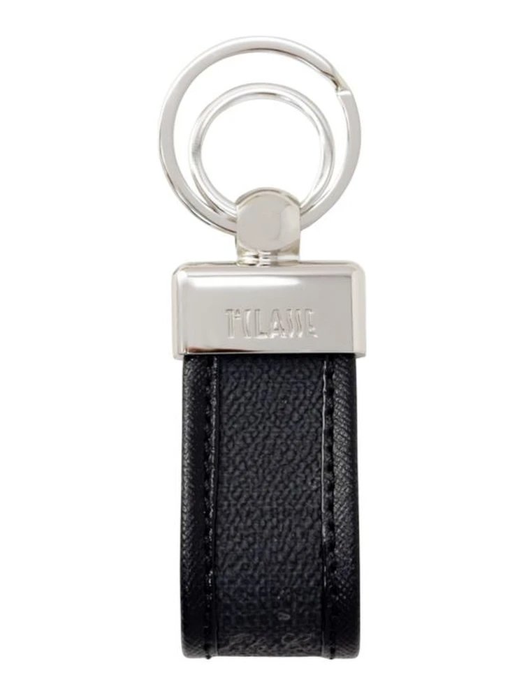 Black Leather Keychain