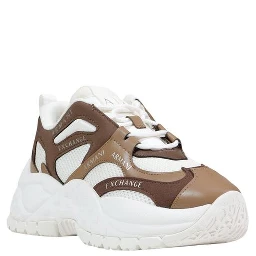 Bicolor Polyester Chunky Sneakers