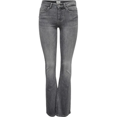 Gray Cotton Skinny Jeans