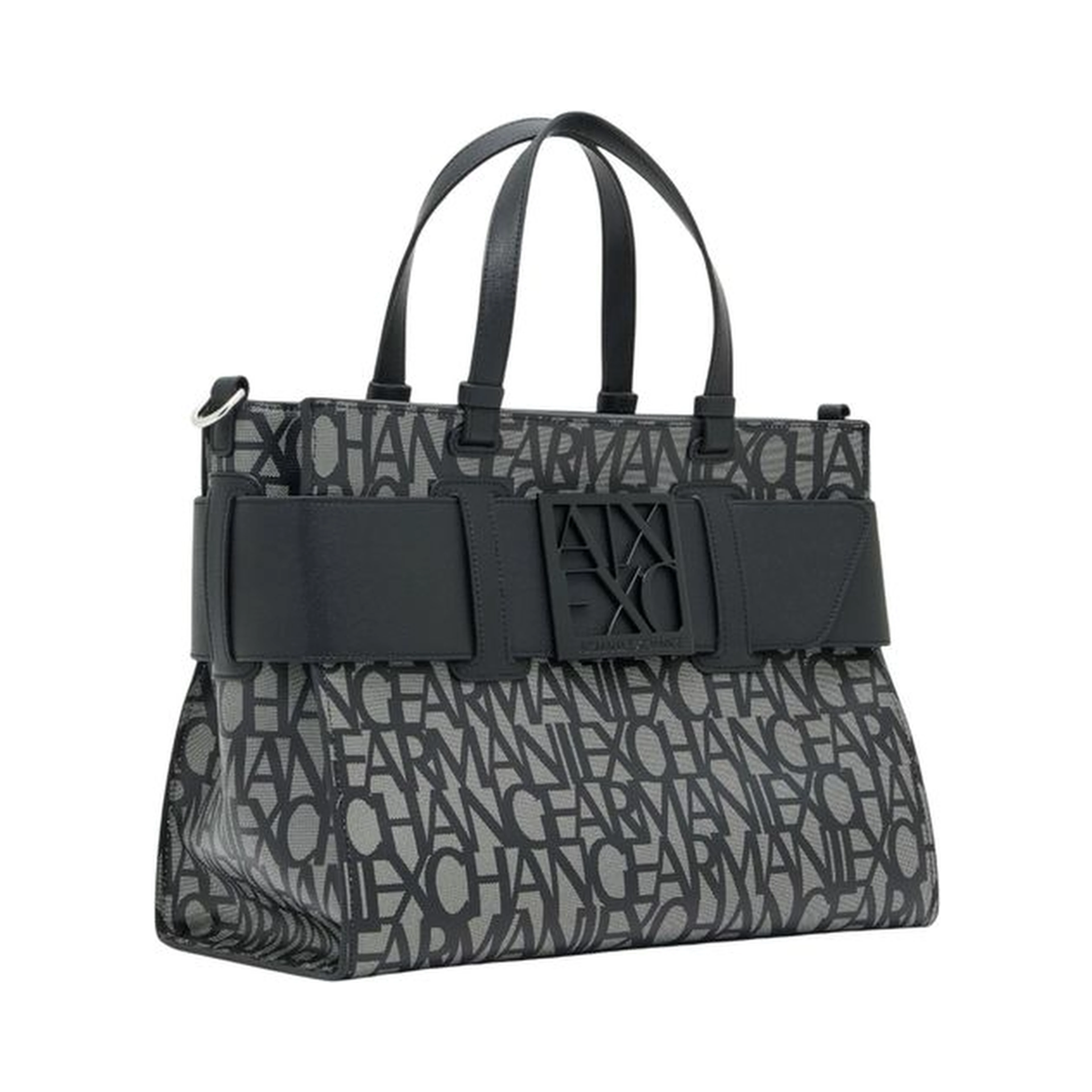 Black Cotton Handbag