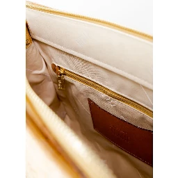 Beige Cotton Handbag