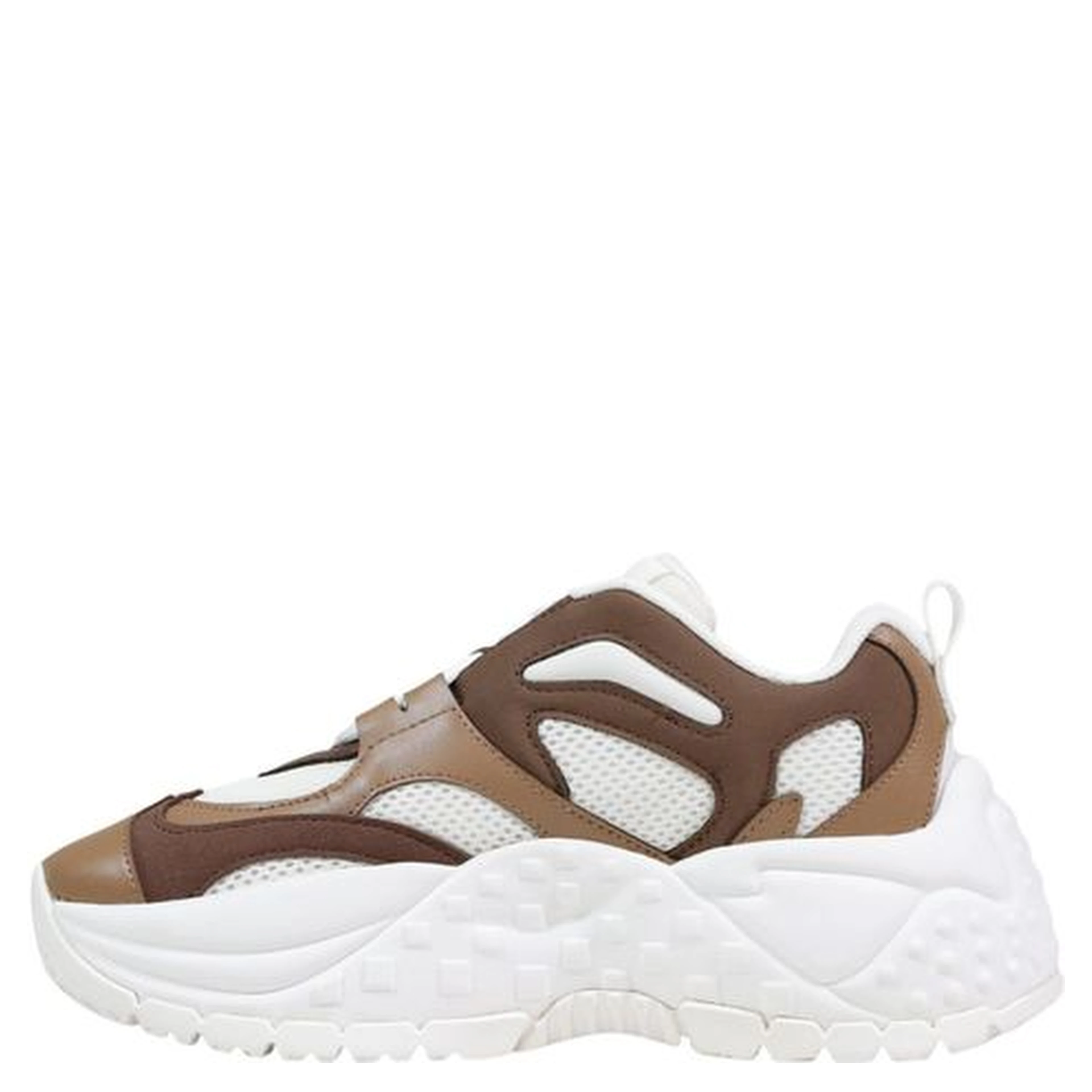 Bicolor Polyester Chunky Sneakers