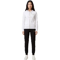 Black And White Polyester Tracksuit