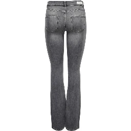 Gray Cotton Skinny Jeans