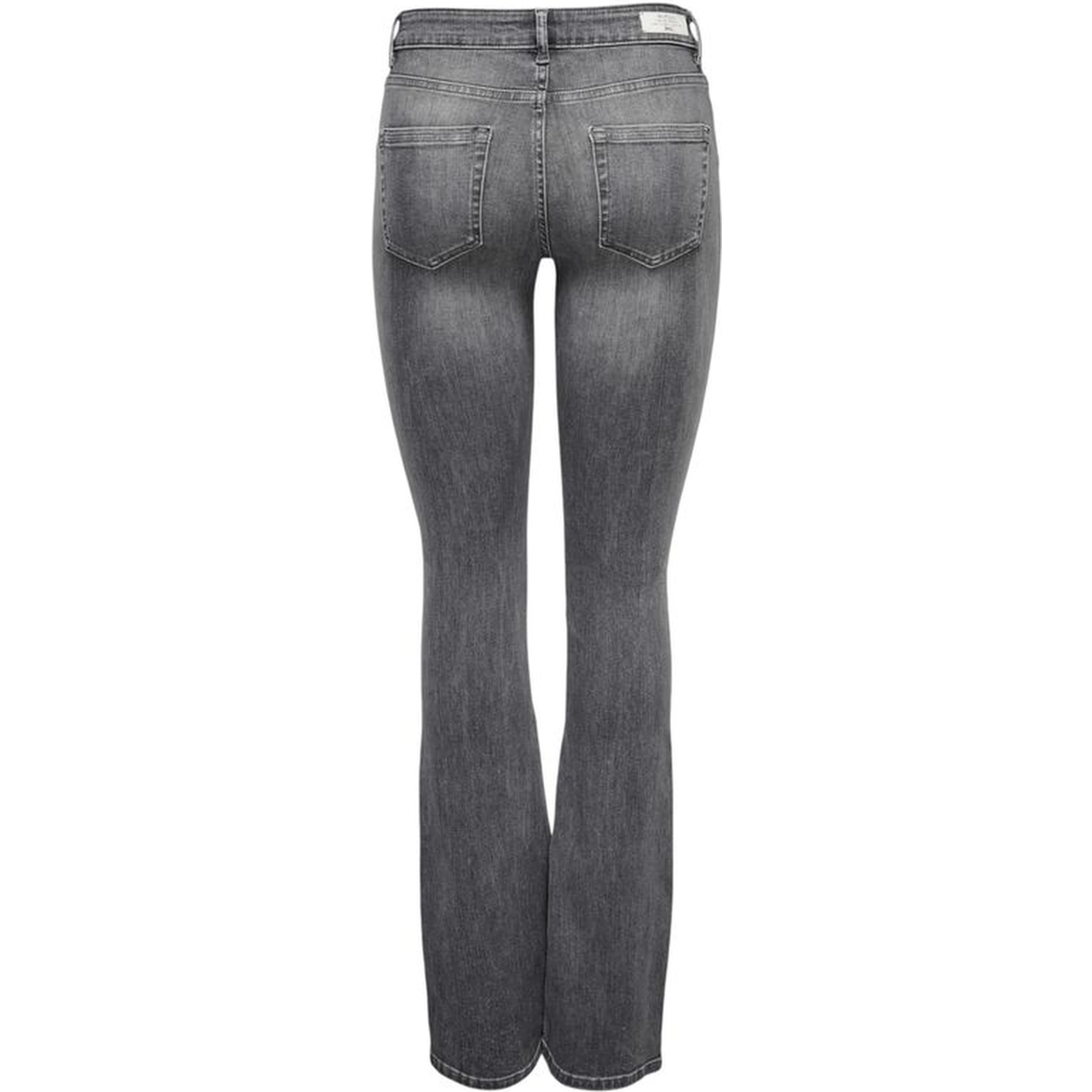 Gray Cotton Skinny Jeans