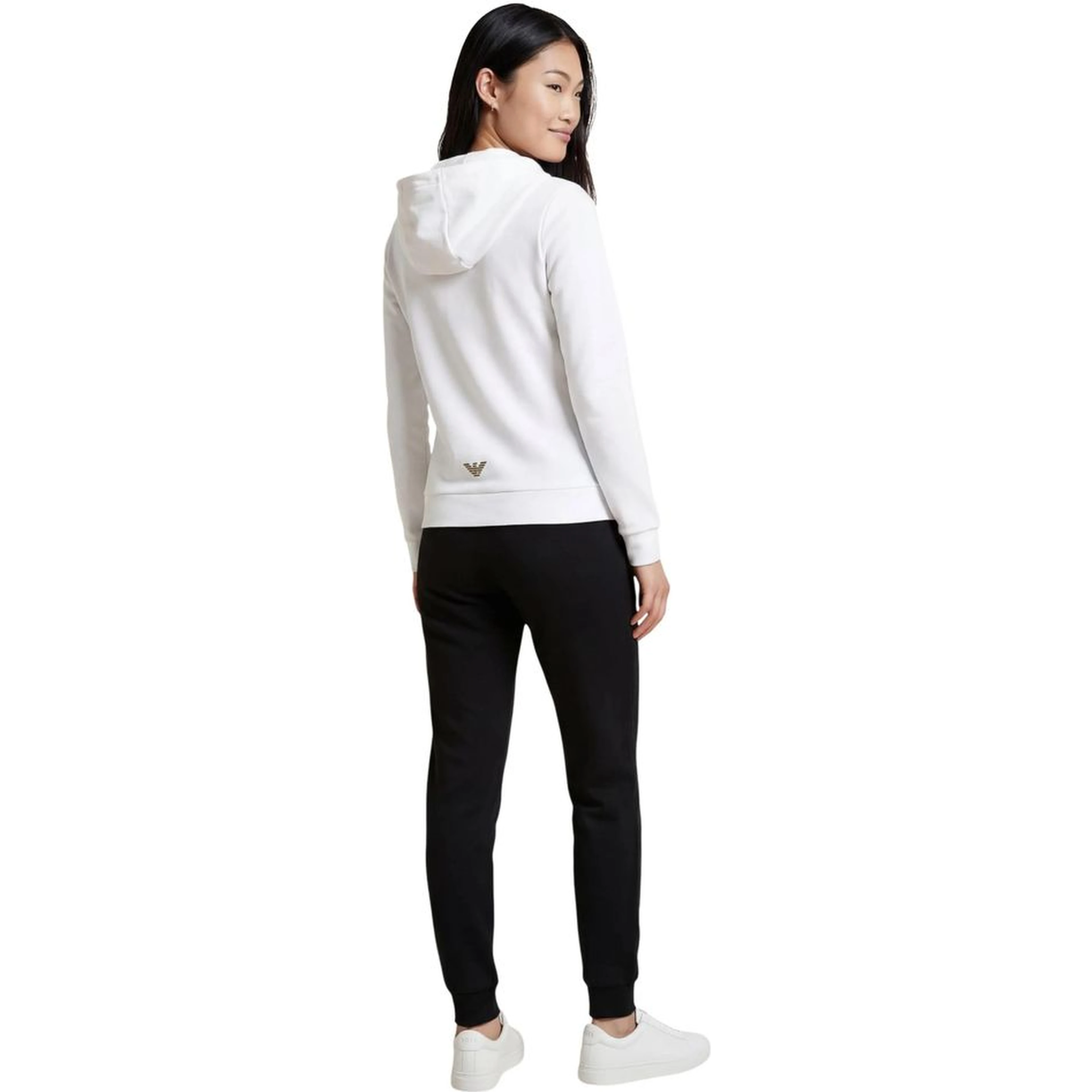 Black And White Polyester Tracksuit