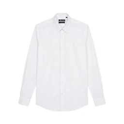 White Cotton Dress Shirt