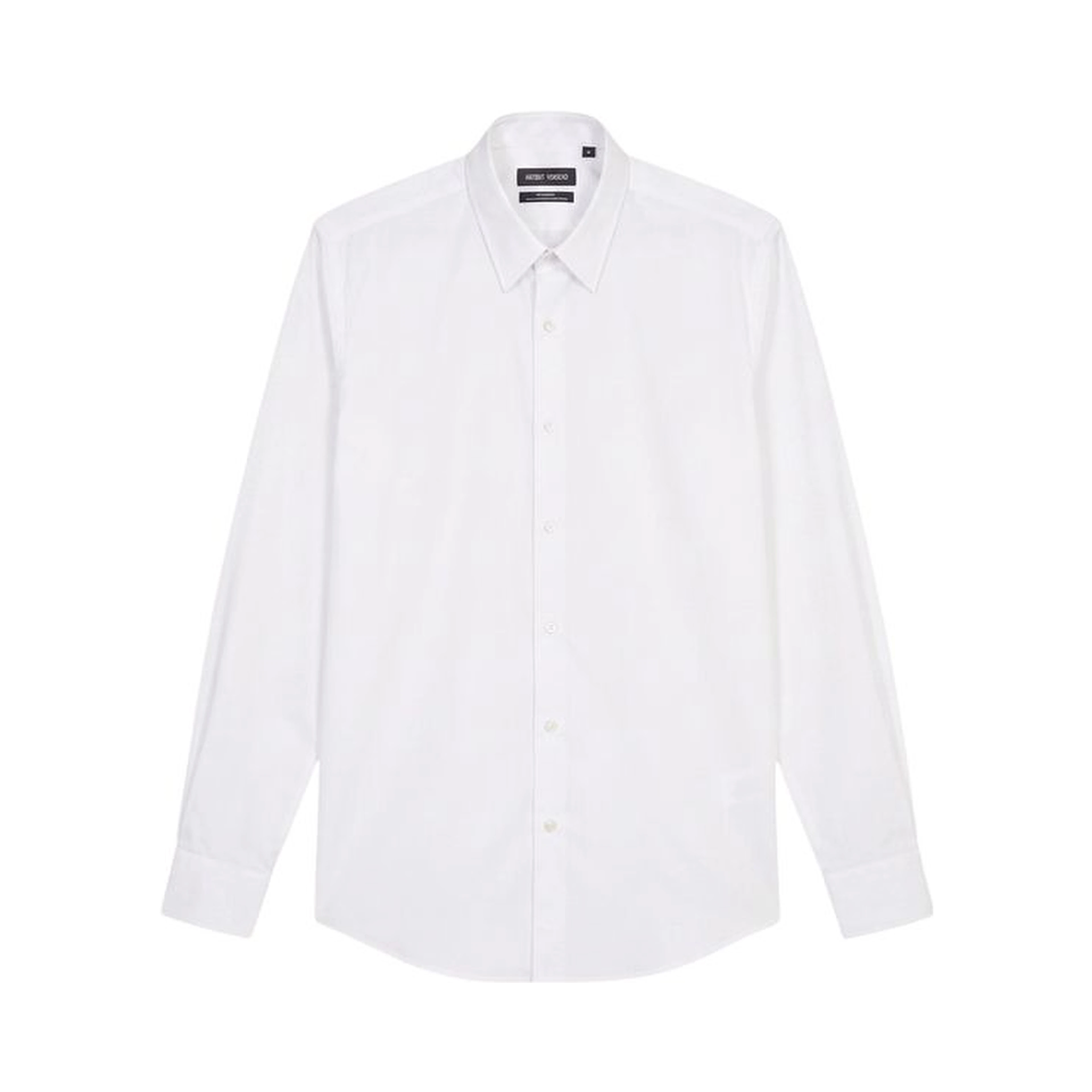White Cotton Dress Shirt
