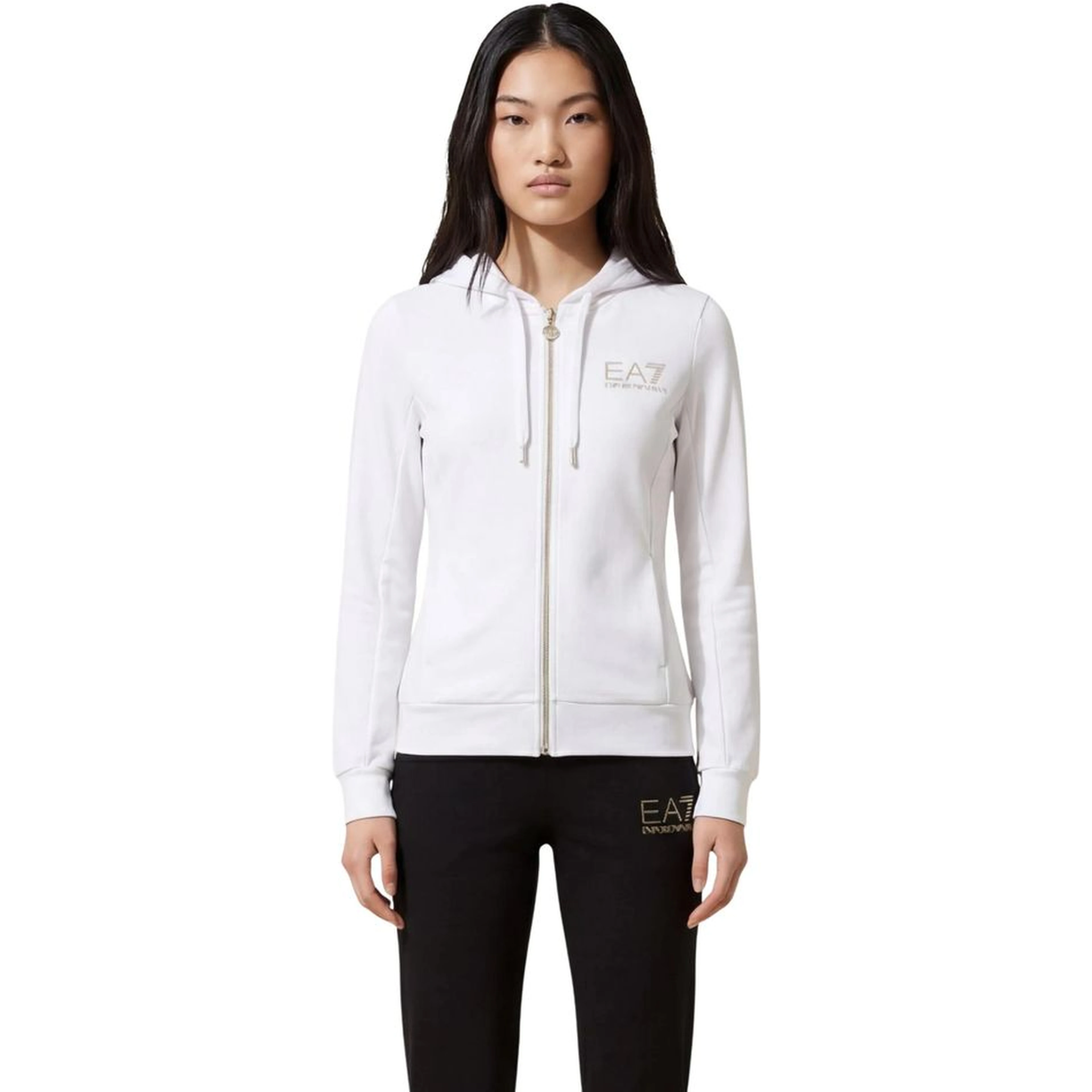 Black And White Polyester Tracksuit