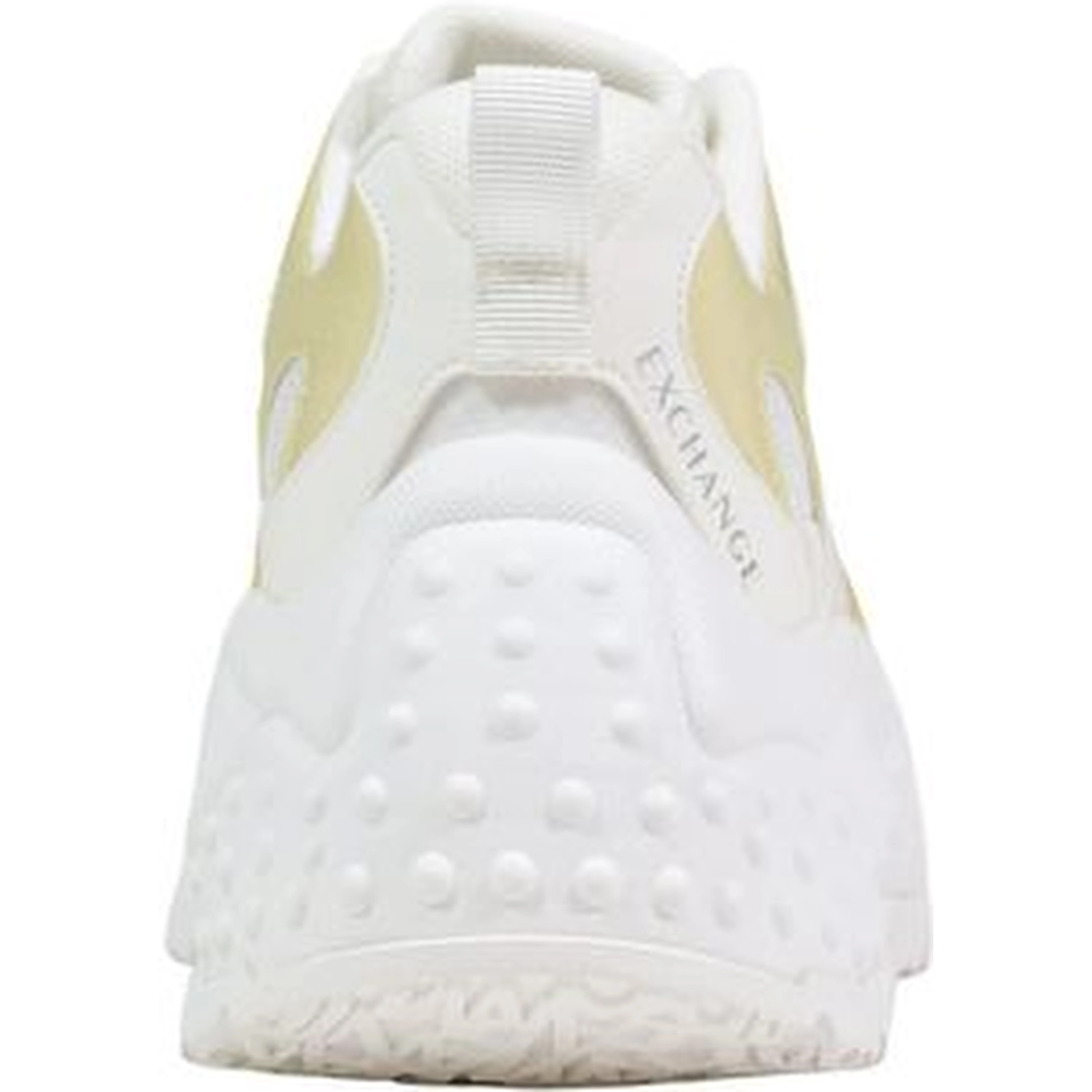 White Polyester Chunky Sneakers