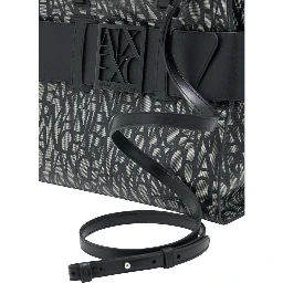 Black Cotton Handbag