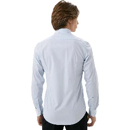 Blue Cotton Dress Shirt