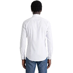 White Cotton Dress Shirt