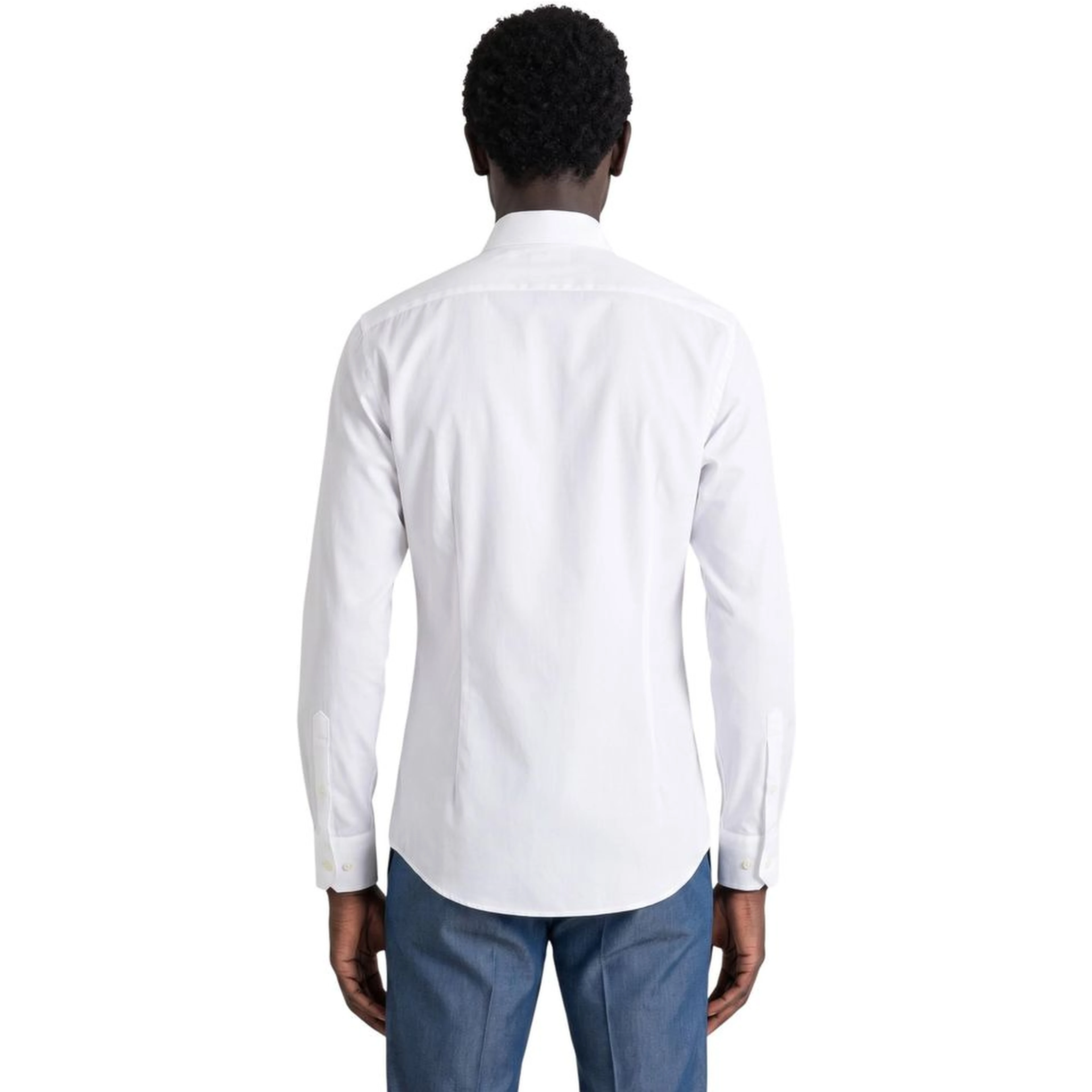 White Cotton Dress Shirt