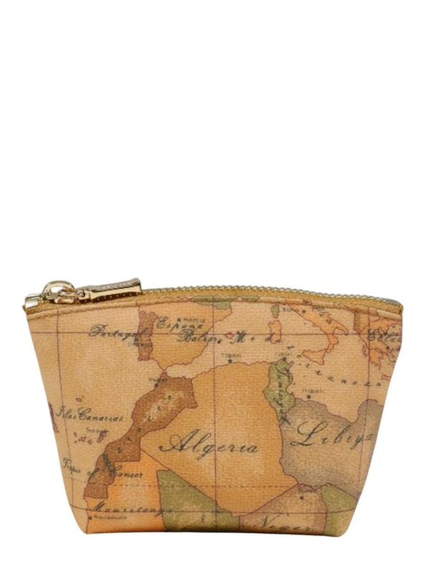 Beige Cotton Clutch Bag