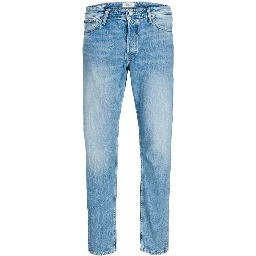 Blue Cotton Relaxed Fit Jeans