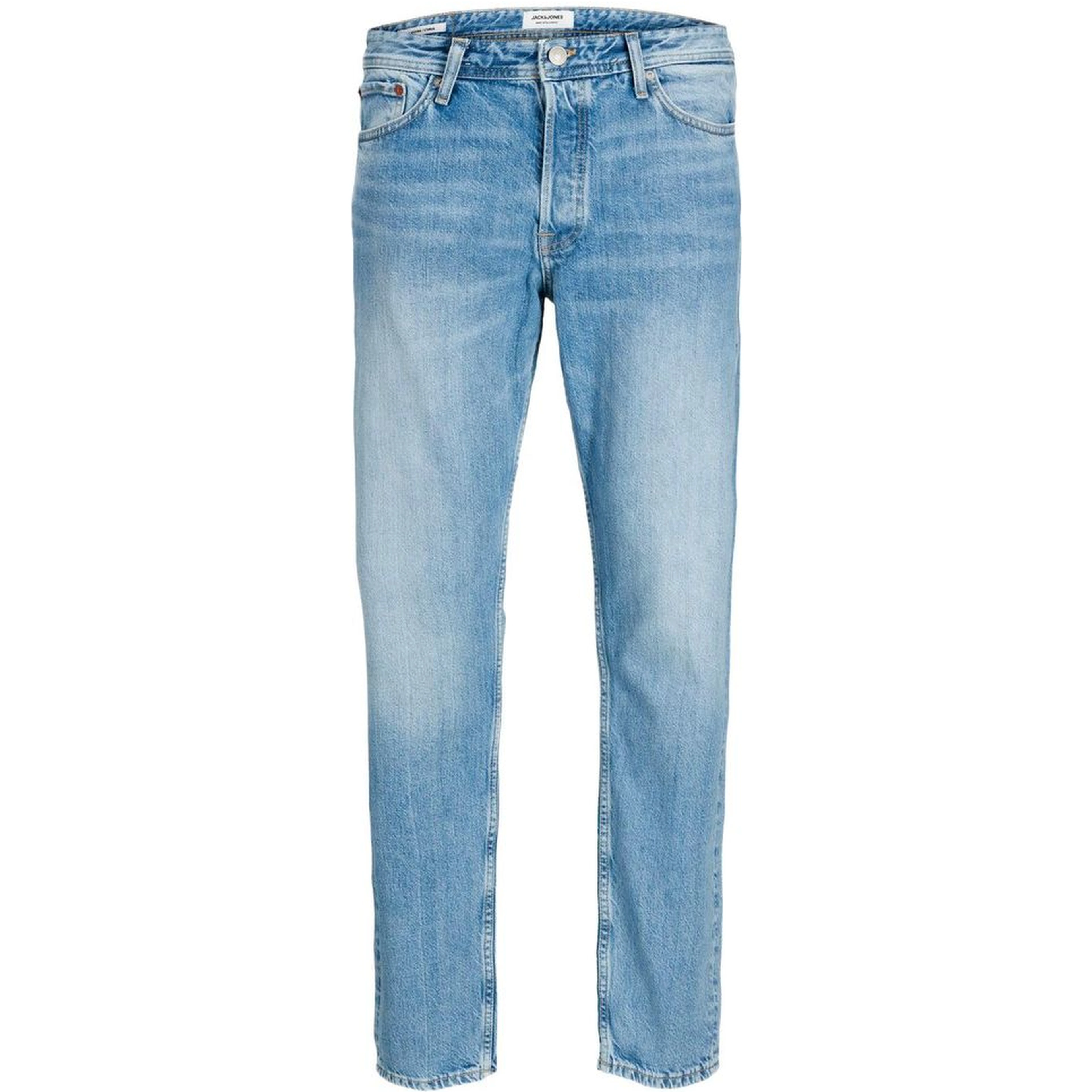 Blue Cotton Relaxed Fit Jeans