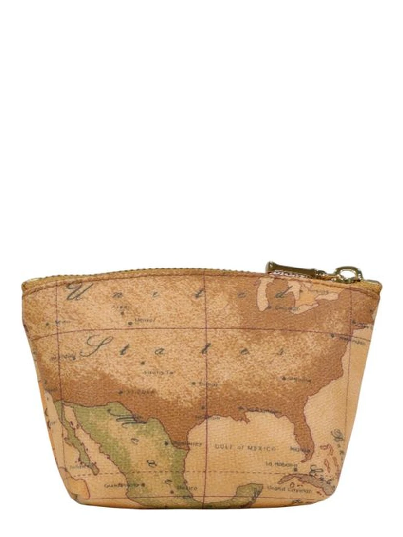 Beige Cotton Clutch Bag