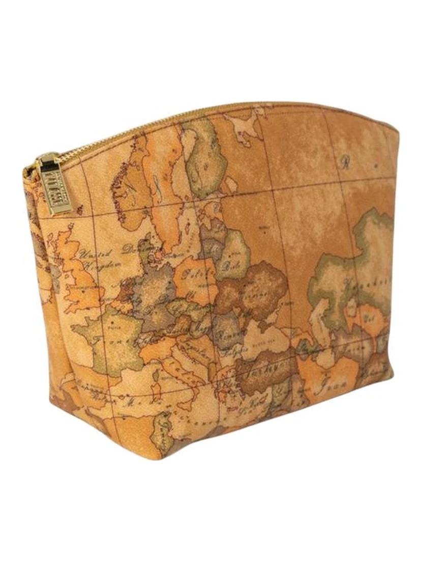 Beige Cotton Clutch Bag