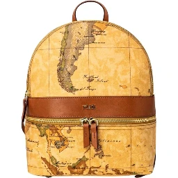Beige Leather Backpack
