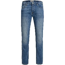 Blue Cotton Skinny Jeans