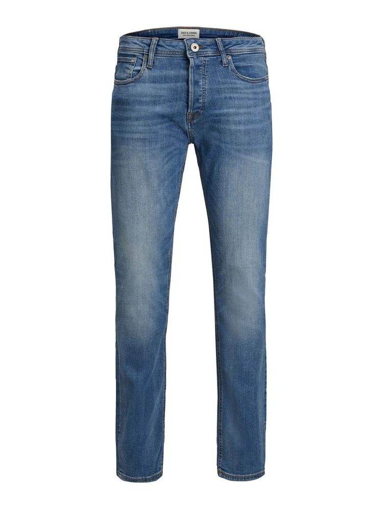 Blue Cotton Skinny Jeans